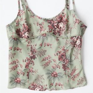 Satin Floral Cami
